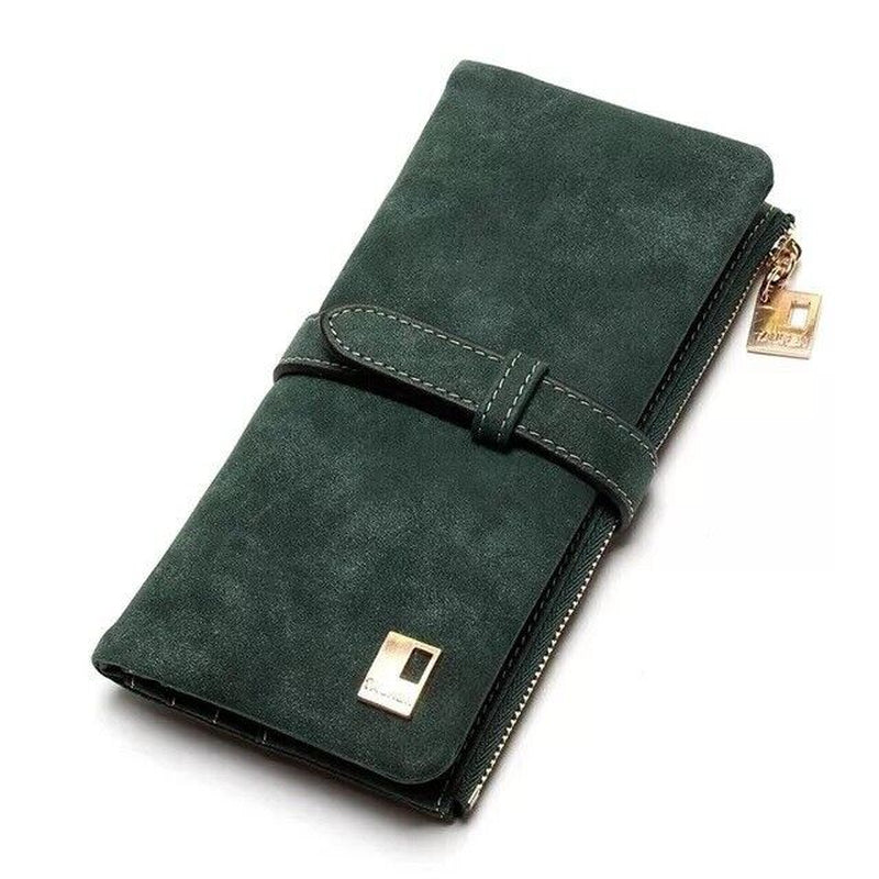 Womens Soft Leather Long Wallet Clutch Card Cash Holder Phone Purse Handbag Bag