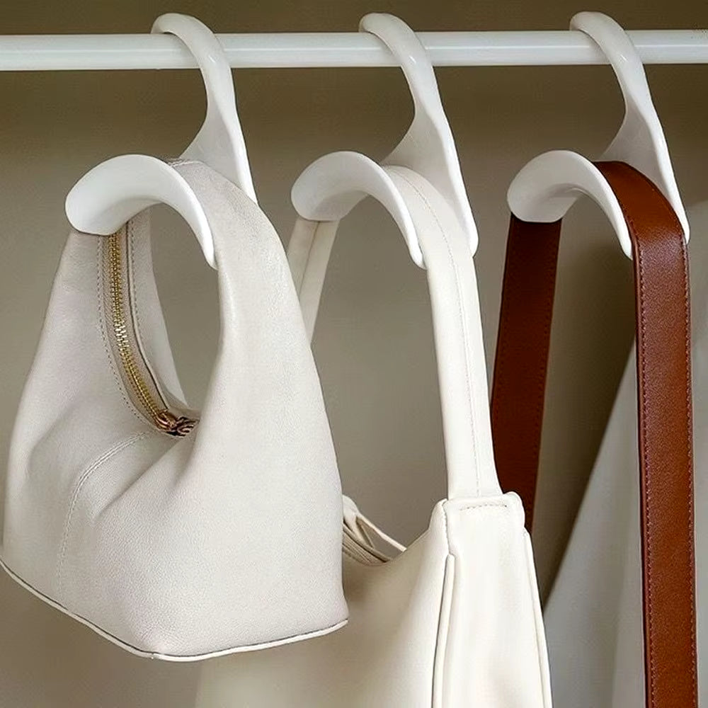 Bag Hook Handbag Arch Hook Tie Scarf Buckle Home Wardrobe Storage Multi-Purpose Hook Reusable Wardrobe Storage Organization Tool