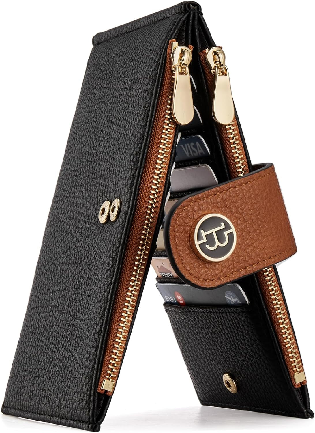BOSTANTEN Leather Wallets for Women RFID Blocking Slim Bofild Purse Card Holder