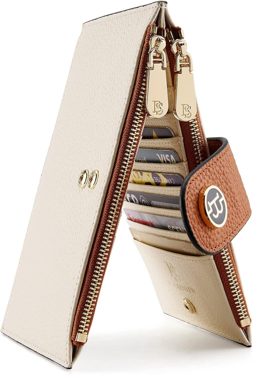 BOSTANTEN Leather Wallets for Women RFID Blocking Slim Bofild Purse Card Holder