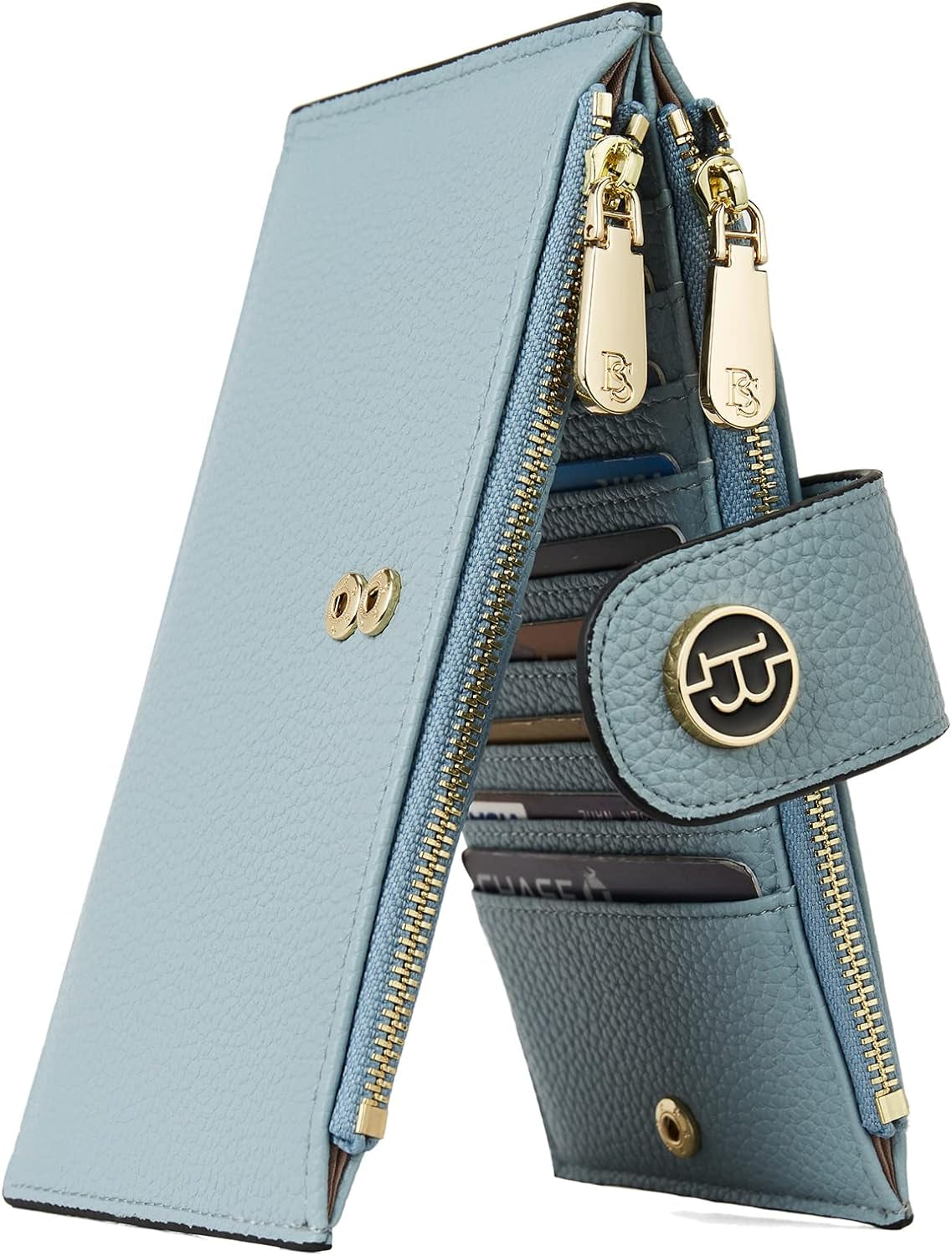BOSTANTEN Leather Wallets for Women RFID Blocking Slim Bofild Purse Card Holder