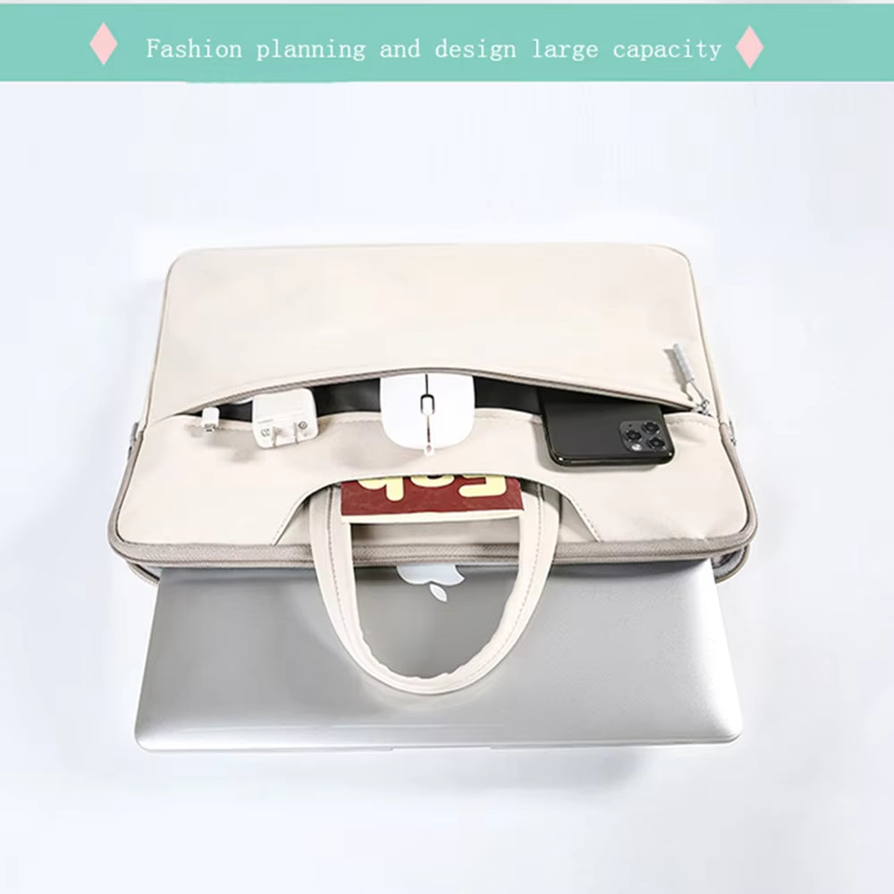 Laptop Sleeve Bag 13.3 14 15.6 Inch Notebook Bag for Macbook Air Pro 13 16 Case Waterproof Carry Laptop Book Funda Cover Handbag